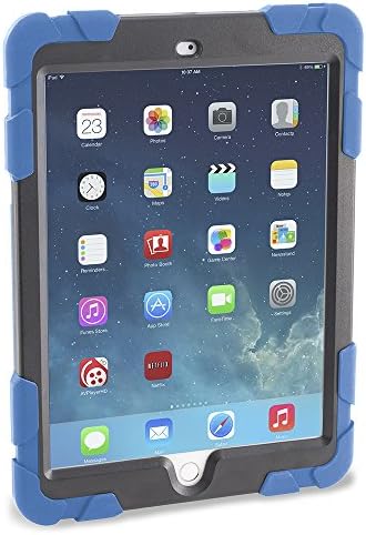 Caseiopeia Keep Safe 360 Rotating Kickstand Rugged Heavy Duty Case for iPad Air 2 (KSR-IPA2-BLU)
