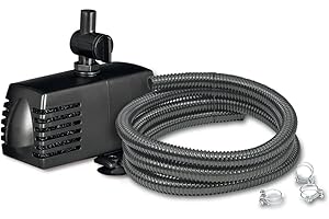 Ubbink Teichpumpe für Wassermasse, 900 l/h, 18 W, Teichpumpe, Brunnen