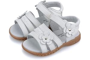 Chickwin Sandalias Niña Niños para Verano, Cómodo Zapatos Princesa Breathable Casual Encantador Floral Suela Blanda Goma Impermeable Antideslizante Calzado