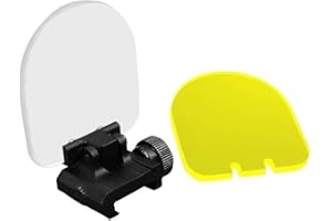 Huntiger Scope Ottica 4 mm Spessore Rifle Scope Pieghevole Lens Protector per Obiettivo Sport