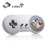 【EINFACH ZU BEDIENEN】 Der drahtlose USB Controller Plug-and-Play, keine Notwendigkeit, Treiber auf Standard-USB-Gerät.nur bitte drücken und halten Sie die 