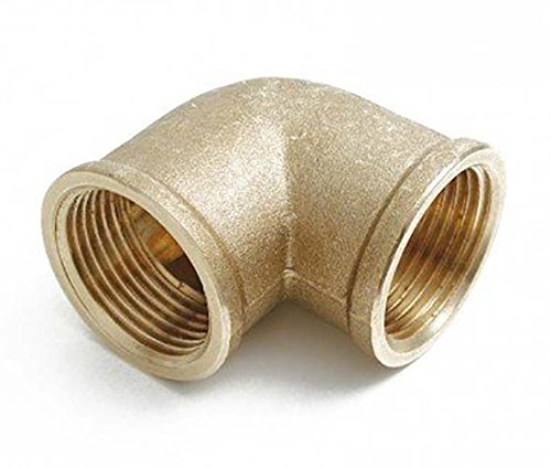 Preisvergleich Produktbild Ellenbogen weiblich, Messing 1 / 2"