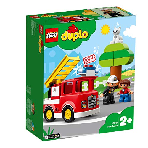 LEGO-DUPLO-10901-Autopompa-con-Luce-Blu-e-Sirena-Idea-Regalo-per-Bambini-dai-2-Anni-per-Diventare-un-Piccolo-Eroe-ed-Aiutare-i-Pompieri-Inventa-Tante-Storie-e-Costruisci-Questo-Set-di-Costruzioni