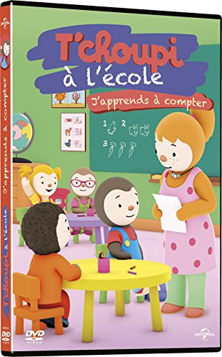 couverture de : T'Choupi &agrave; l'&eacute;cole : J'apprends &agrave; compter