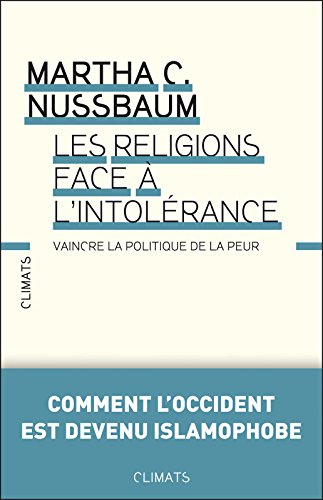 Télécharger Les Religions face à l'intolérance: Vaincre la politique de la peur Livre PDF Gratuit