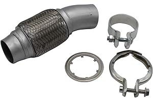 YUCHENSHLP Exhaust Pipe Flexible Tube DPF for Soot Particle Filter Diesel Particulate Filter Fits for Bmw 1 3 5 Series E81 E82 E87 E88 E90 E91 E93