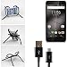 Produktbild Tischständer mit Ladekabel, Ladestation, Dockingstation für Gigaset GS160, schwarz "Spider". Stativ Autohalterung mit Micro-USB Ladekabel - K-S-Trade