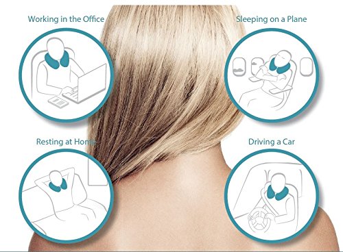Bonmedico® Orthopädisches Nacken-Kissen Und Nackenhörnchen, Für Das Büro, Auf Reisen Und Zuhause - 4
