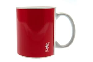 Liverpool FC - Taza modelo Halftone (Tamaño Ãšnico) (Blanco/Rojo)