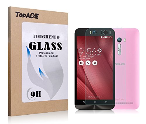 TopAce   Premium Quality Tempered Glass 0 3mm Screen Protector for Asus Zenfone Selfie  1 Pack 