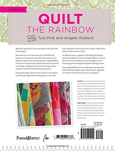 Couverture du livre de Quilt With Tula & Angela: A Start-to-Finish Guide to Piecing and Quilting Using Color and Shape