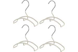 Tsawntd verktygskrokar 4-pack handväskhängare garderob, handväska krokar med böjd design utan märke, bred 2-tums spår passar
