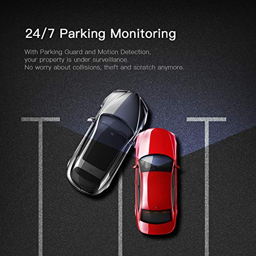 APEMAN Dashcam 1080P Full HD DVR Autokamera 3 Zoll LCD-Bildschirm 170 ° Weitwinkel, G-Sensor, WDR, Parkmonitor, Loop-Aufnahme, Bewegungserkennung - 8