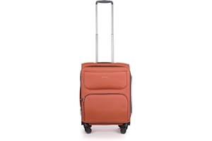 Stratic Bendigo Light+ Koffer Weichschale Reisekoffer Trolley Rollkoffer, TSA Kofferschloss, 4 Rollen, Erweiterbar