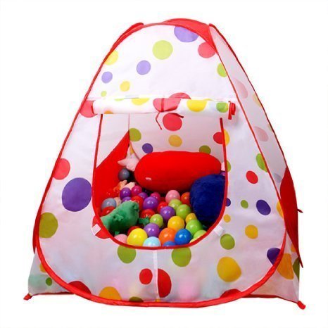 EocuSun Children Kids Play Tent Tents House Pop Up Outdoor Indoor Ball Pit Baby Beach Tent Playhouse w/ Zipper Storage Case for Boys Girls by EocuSun