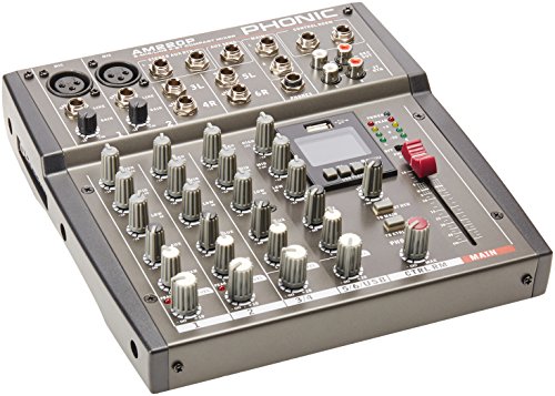 Preisvergleich Produktbild Phonic AM220P - kompakt mischpult 4 Kanäle - 12 Eingänge