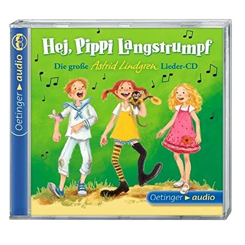 Hej, Pippi Langstrumpf! (1 CD): Die große Astrid-Lindgren-Lieder-CD, ca. 37 Min.