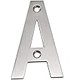 Stainless Steel Letters House - Letters Brushed Stainless Steel (A)