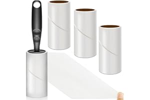 WEHERS Lint Rollers, 360 Sheets Lint Rollers for Clothes with 4 Refills Lint Rollers for Pet Hair, Dust, Lint, Sofa, Bed and Carpet, Extra sticky & Easy peeling