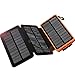 Produktbild WBPINE Solar Ladegerät Powerbank 24000mAh Outdoor Powerbank Solar Wasserdicht für iPhone, iPad, Samsung,Tablet,Kamera,Android Smartphones,Bluetooth Lautsprecher usw.
