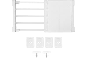 Otufan Tension Shelf, Nail-Free Telescopic Storage Rack Organizer Tiered Divider for Shoe Cabinet Closet(length 30-40cm)