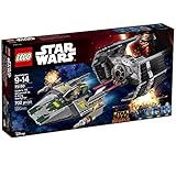 LEGO Star Wars Vader's TIE Advanced vs. A-Wing Starfighter 75150 by LEGO