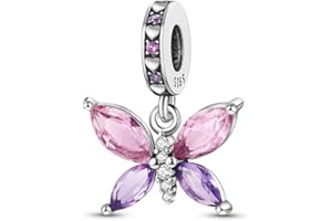 Parmuz 925 Sterling Silver Charms for Charm Bracelet Necklace Mom Heart Love Dangle Charm Beads for Women Mother Grandmother Mother’s Day Gift