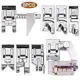 maquina de coser brother xl 5700 usadas Material: El kit de prensatelas está hecho de metal y plástico de alta resistencia, antioxidante, duradero y de larga duración. Traje para dobladillar tejidos ligeros, no apto para materiales pesados.