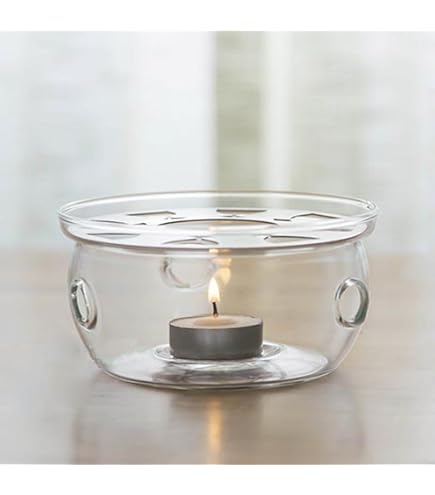 Chauffe-thé En Verre Borosilicate Dimono - Pour Garder Votre Thé à Température Idéale - Compatible Avec La Plupart Des Théières