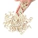 Produktbild NiceButy 100 Stück, 2,5 cm, Klammern aus natürlichem Holz, Mini-Wäscheklammern für manuelles Arbeiten, Foto-Clip-Dekoration für zu Hause, kreative Freizeit-Aktivitäten & Scrapbooking