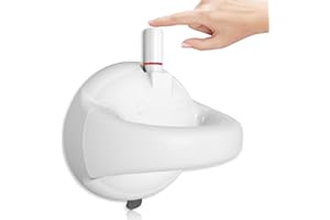 LORESJOY Poignée Ventouse, Poignée de Douche avec Ligne D'invite Rouge, Barre D'Appui Antidérapant Poignée de Baignoire Pressuriser Poignée pour Personnes Âgées/Handicapées/Enfants/Enceinte