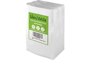 ‎VACYAYA VacYaYa 100 Beutel 20x30cm Vakuumier Beutel Vakuumbeutel für Lebensmittel,BPA-Frei Sous Vide Vakuumierbeutel für Vakuumierer und Folienschweißgeräte Geeignet