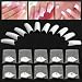 TRIXES 500 White French False Acrylic Nail Art Tips Gel Makeup