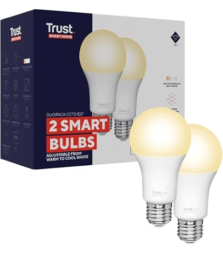 Trust WiFi GU10 Lampadina Smart Multicolore, Compatibile con Alexa e