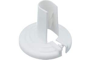 Acquastilla 113087 Rosace ouvrable blanche avec clou, multicolore