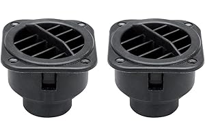 Surakey 2 Stück Standheizung Luftauslässe 42mm Auto Heizung Luftkanal Luftauslass Heizungskanal Zubehör Drehbarer Warmluftauslass für Luftheizung Standheizung Auto Bus Boot Entlüftung Auslass