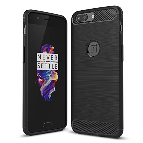 OnePlus 5 Funda KuGi OnePlus 5 Suave Carcasa Silicona Funda Bumper con Absorci  n de Impactos y Anti-Ara  azos Case Cover para OnePlus 5 Smartphone  Negro 