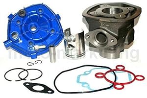 UNTIMERO 50 CC Cilindro Gruppo Termico PISTONE Testa Kit per Piaggio Nrg 50 Power LC