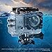 Produktbild Action Kamera,LESHP 4K Wifi Aktion Cam Wasserdichte Kamera Helmkamera Full HD 1080P 170 Grad Weitwinkel Action Digitalkamera with 2,0 Zoll LCD Bildschirm Kamera Wasserdicht Unterwasserkamera Cybershot Kameras