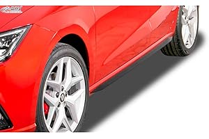 RDX RACEDESIGN RDX Minigonne Laterali Ibiza 6F "Slim", RDSL500074, nero lucido, lato gonne, Quantitativo 1 (set: sinistra & destra)