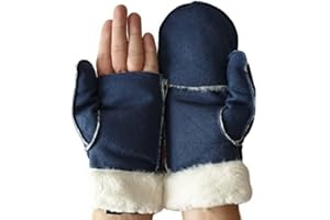 AXELENS Guanti Invernali Muffole Apribili Uomo