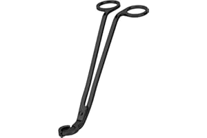 Ninoclar Wick Trimmer Wick Clipper Wick Cutter Wick Scissor Scented Candles Lovers, Wick Stainless Steel Trimmer Oil Lamp Candle Accessories Trimmer Scissors Cutter(Black) (1)