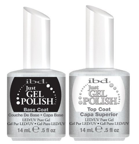 IBD just Gel uv/led Gel Polish - TOP + BASE 2 x 14ml - New