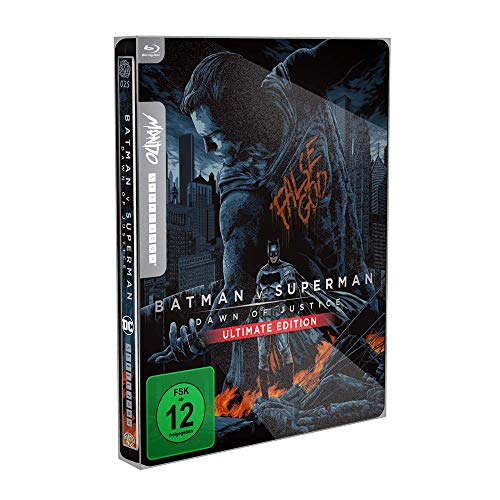 Batman v Superman: El Amanecer de la Justicia - Theatrical & Ultimate Ed. - Mondo Steelbook. Edición exclusiva de Amazon [Italia] [Blu-ray]
