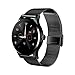 Produktbild Yallylunn K88H Bluetooth Smart Watch Heart Rate Track Wristwatch Stainless Steel Hunderte Lieblingssongs Am Handgelenk Klassischem Uhrendesign