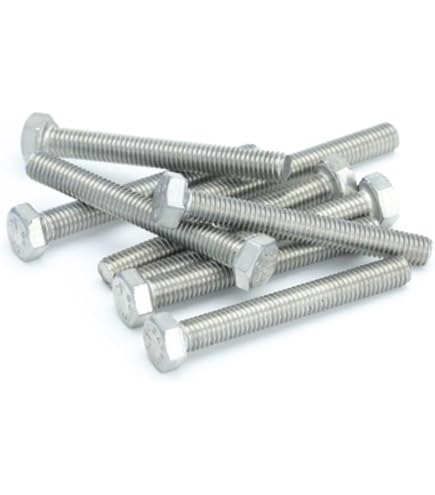 2x Vierkant-Bolzen M6 35mm - 304 Edelstahl Mit Muttern & Scheiben