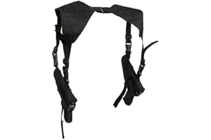 HOUSON Schulterholster, Pistolenholster Waffenholster Pistolenhalfter Verdeckter Gürtelholster Training Gun Pouch Verstellbar für kleine Pistolen Glock 19/17/43 Holster