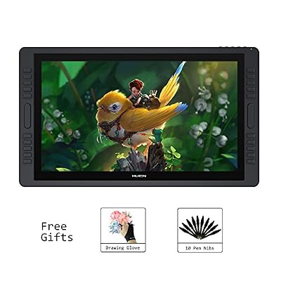 Huion Ecran de stylo HD Moniteur de dessin numérique avec 20 touches Express et Touch Bar 8192 Sensibilité de pression 21,5 pouces Huion KAMVAS GT-221 Pro