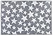 Kit for Kids Nursery Rug, Grey with White Stars