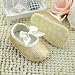 Koly Newborn Baby Anti-slip Soft Bottom Prewalker Shoes Glitter Party First Walking Shoes